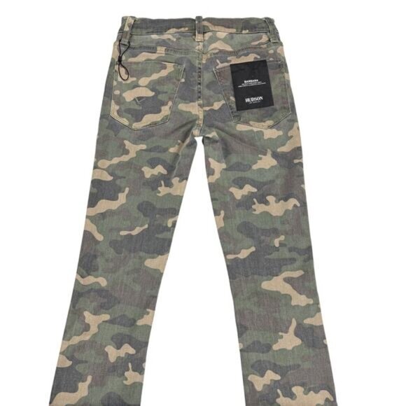 NWT HUDSON Barbara High Waist Super Skinny Ankle Jean Sz 23 Worn Camo - Picture 6 of 9